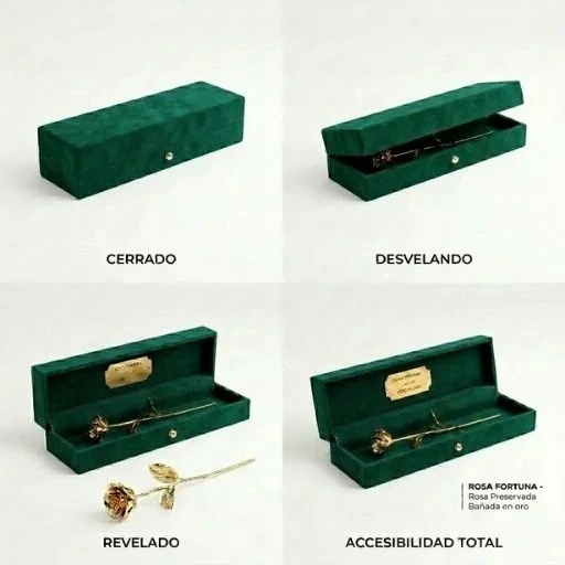 Rosa fortuna oro serie tierra